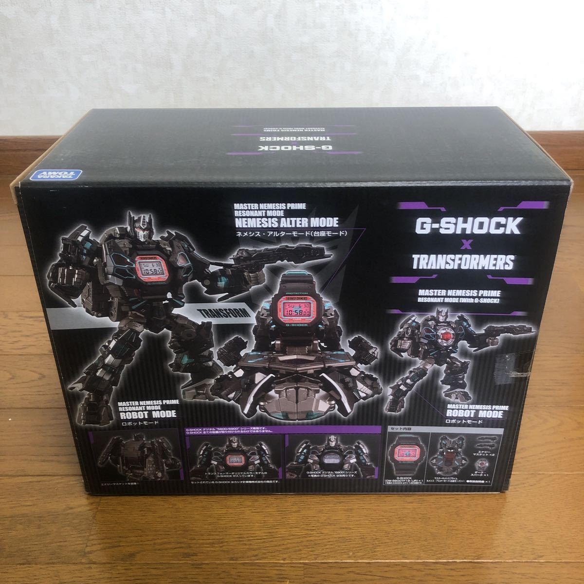 即決 新品 未開封 G-SHOCK × TRANSFORMERS マスターネメシスプライム レゾナントモード G-SHOCKセット_画像5