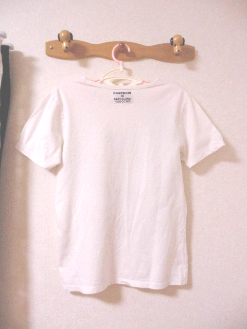    ...♪   блиц-цена  есть  　... ×  Барселона   ширина   мачи 　FRAPBOIS × BARCELONA YOKOCHO　Ｔ рубашка  　 сделано в Японии 　〒180