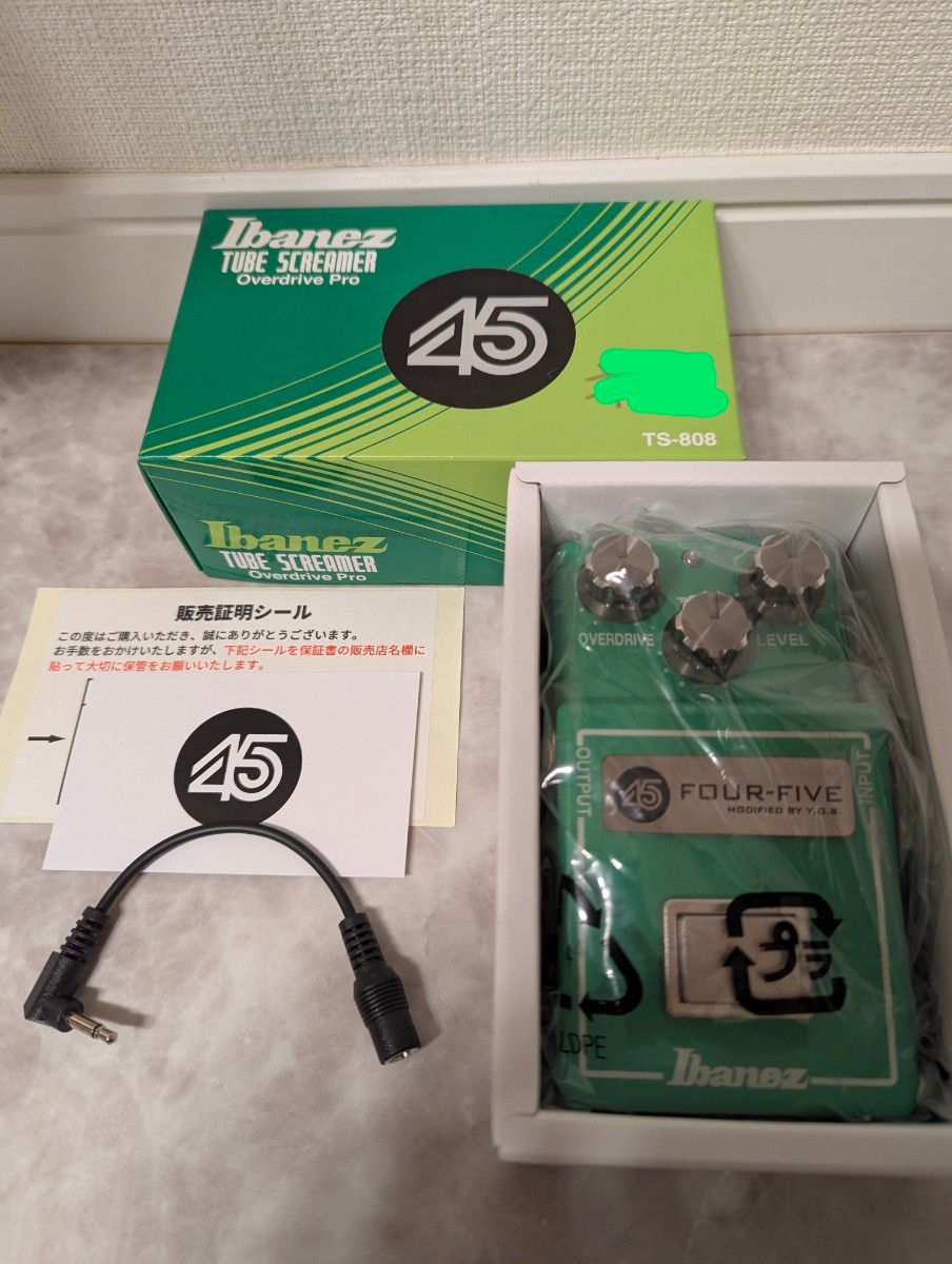 Y O S ギター工房 TS808「Four-Five」Ibanez smoggy overdrive Y O S ギター工房 TS808「Four-Five」Ibanez smoggy overdrive