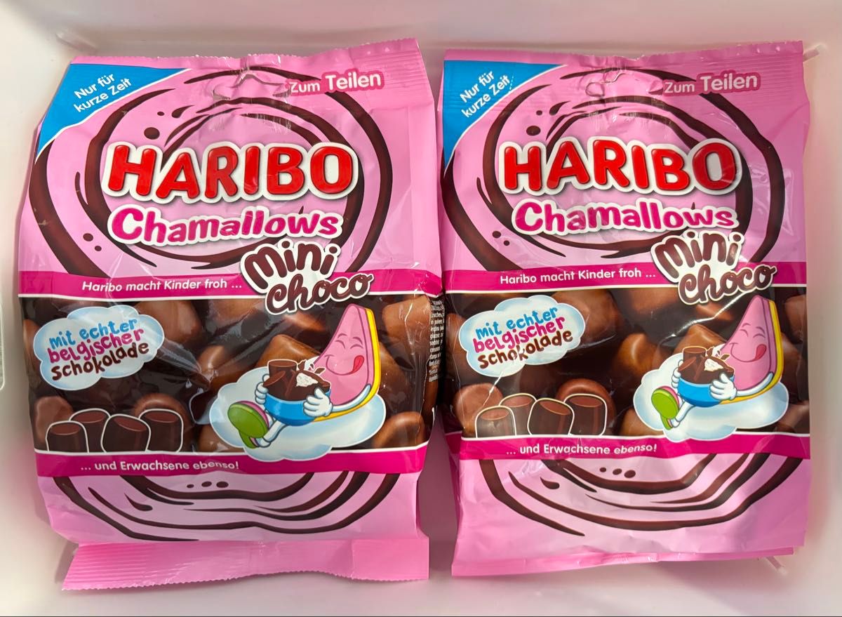 HARIBO ハリボー チョコマシュマロ ミニ 140g 2袋 Chamallows HARIBO ハリボー チョコマシュマロ ミニ 140g 2袋 Chamallows