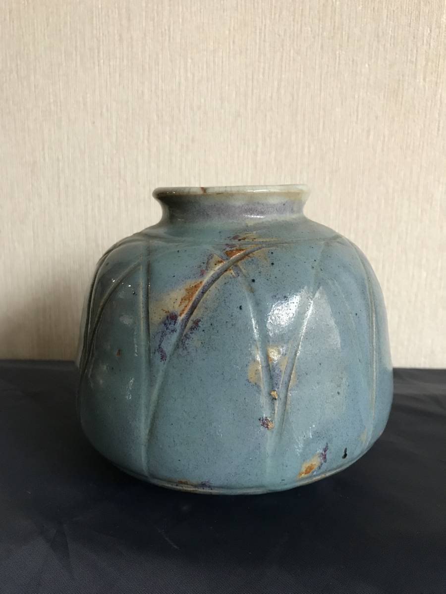 芸術 美術 陶器 陶芸 伝統工芸花瓶 花入 　壷 　 陶器 花器　華道具 茶道具_画像1