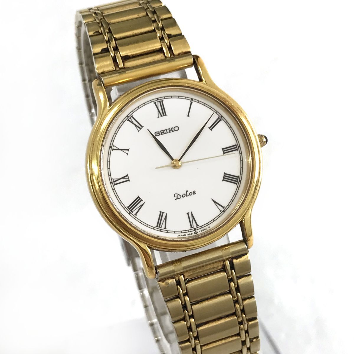SEIKO セイコー DOLCE ドルチェ ヴィンテージ クォーツ 腕時計 美品】SEIKO セイコーDOLCE ドルチェ 腕時計 ヴィンテージ