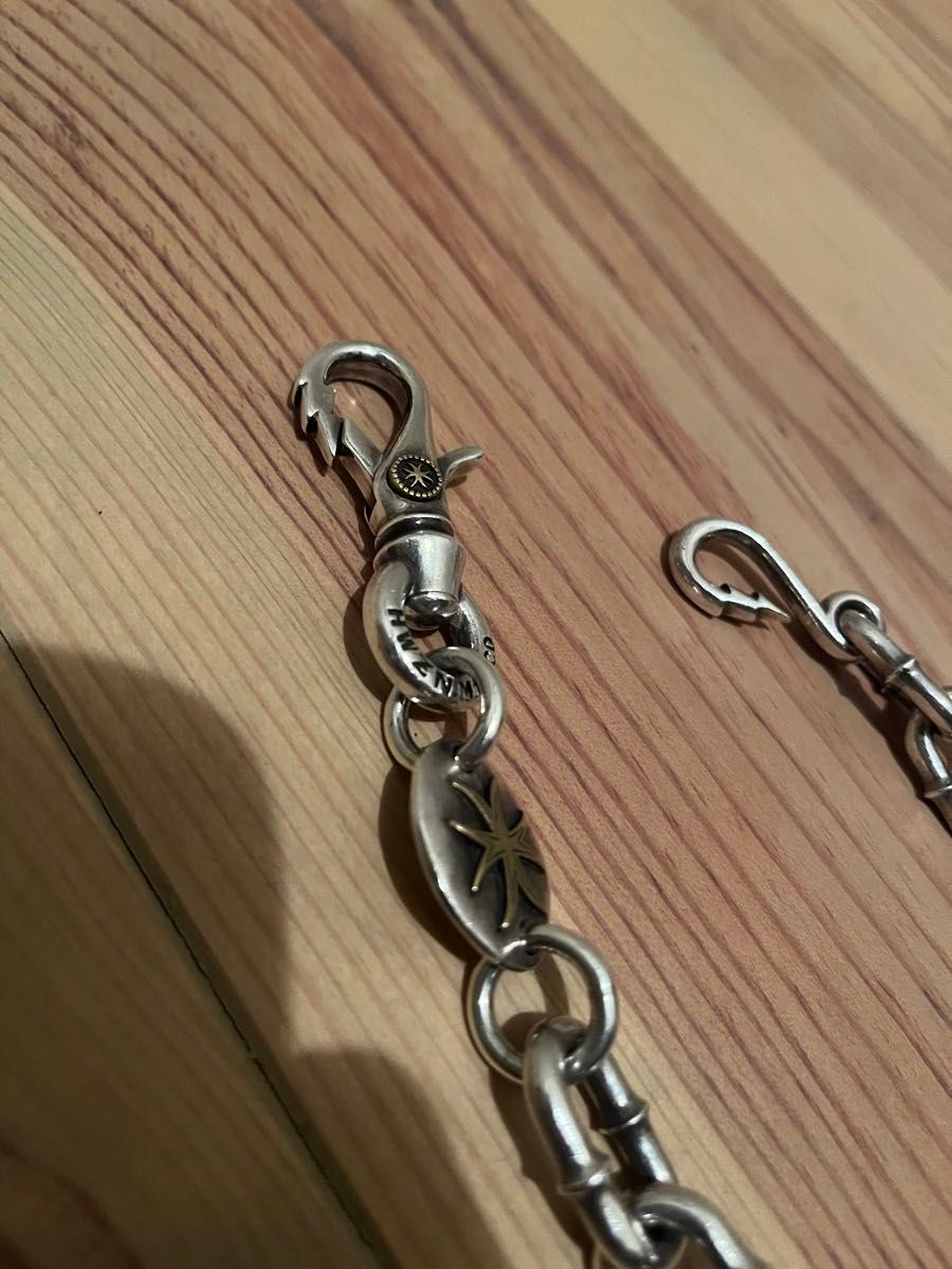 最終値下げ【HWZN】ウォレットチェーンWALLET CHAIN ハウゼンブロス HWZN BROSS/ハウゼンブロス】「Thunder Hook Wallet Chain