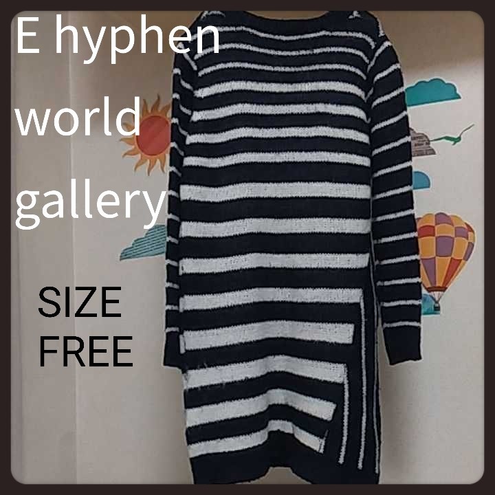 E hyphen world gallery イーハイフン モヘアニットセーター