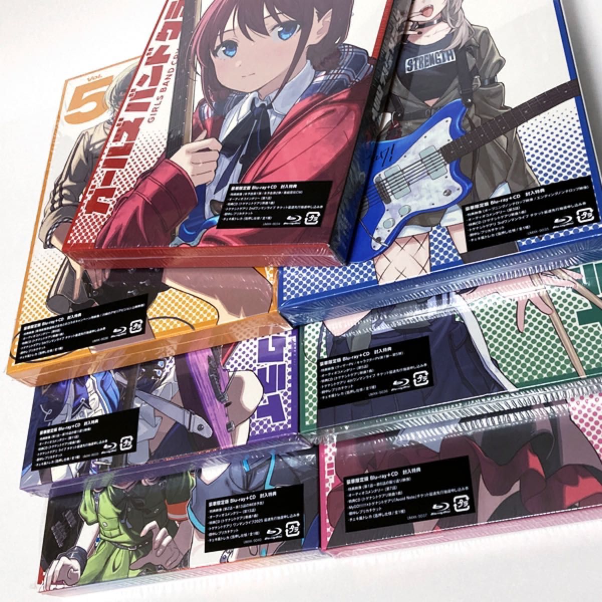 ガールズバンドクライ【Blu-ray 全7巻 収納BOX 付】店舗別 全巻 ガールズバンドクライ【Blu-ray 全7巻 収納BOX 付】店舗別 全巻