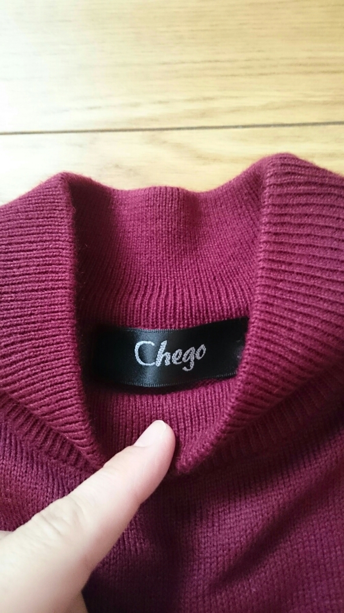 新品　Chego　レディースセーター_画像3