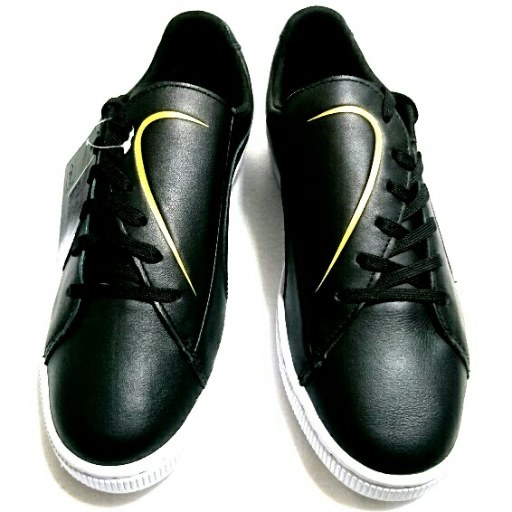  unused /puma/BASKET CRUSH EMBOSS/ Puma / basket / crash en Boss / original leather / low cut / sneakers /23.5cm/black