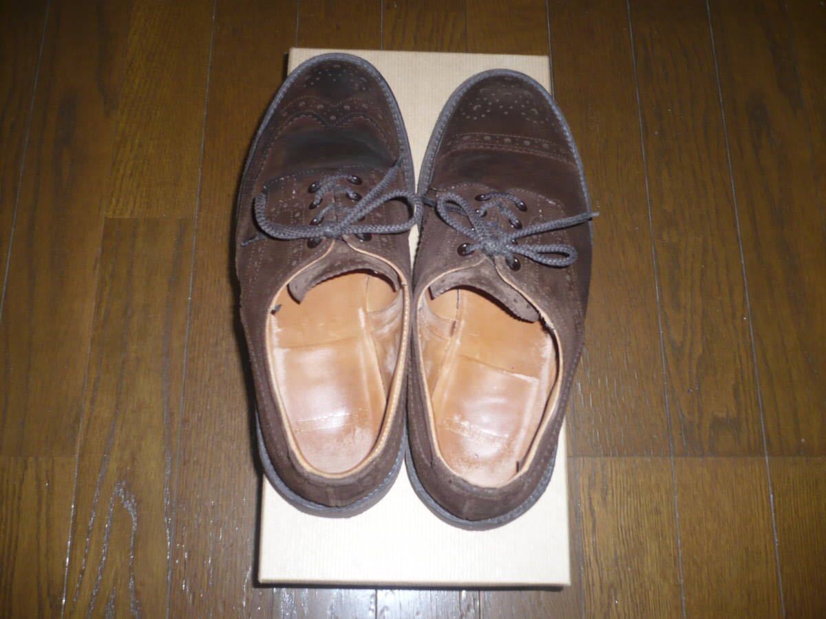 NEPENTHES TRICKER'S Asymmetric Gibson Suede - w/ Morflex Sole UK7.0 BROWN_画像9
