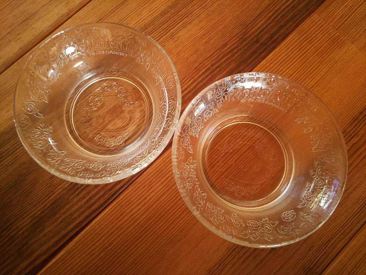 ★ハローキティ ガラス製 デザートカップなどに ２個★ の画像2