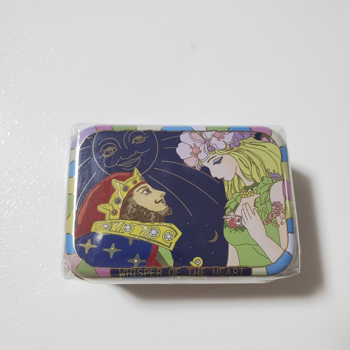 ジブリ 耳をすませば ドワーフの王とエルフの女王 缶ケース ジブリ 耳をすませば ドワーフの王とエルフの女王 缶ケース