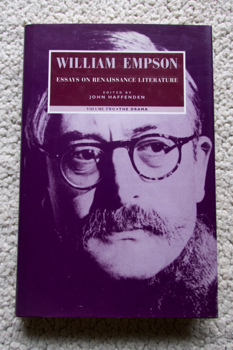 William Empson Essays on Renaissance Literature Volume 2, The Drama (Cambridge)ウィリアム・エンプソン 洋書_画像1