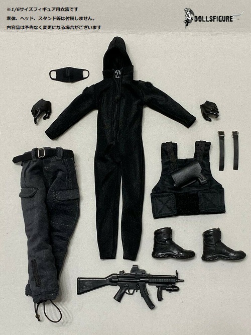 ヤフオク 1 6フィギュア用衣装 男性用 特殊部隊傭兵服コス
