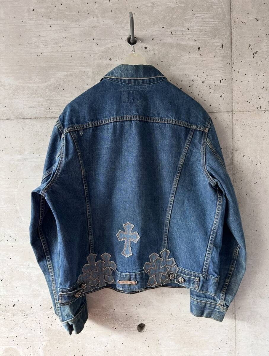 希少 クロムハーツ LEVI'S クロスパッチ デニムジャケット 希少 クロムハーツ LEVI'S クロスパッチ デニムジャケット