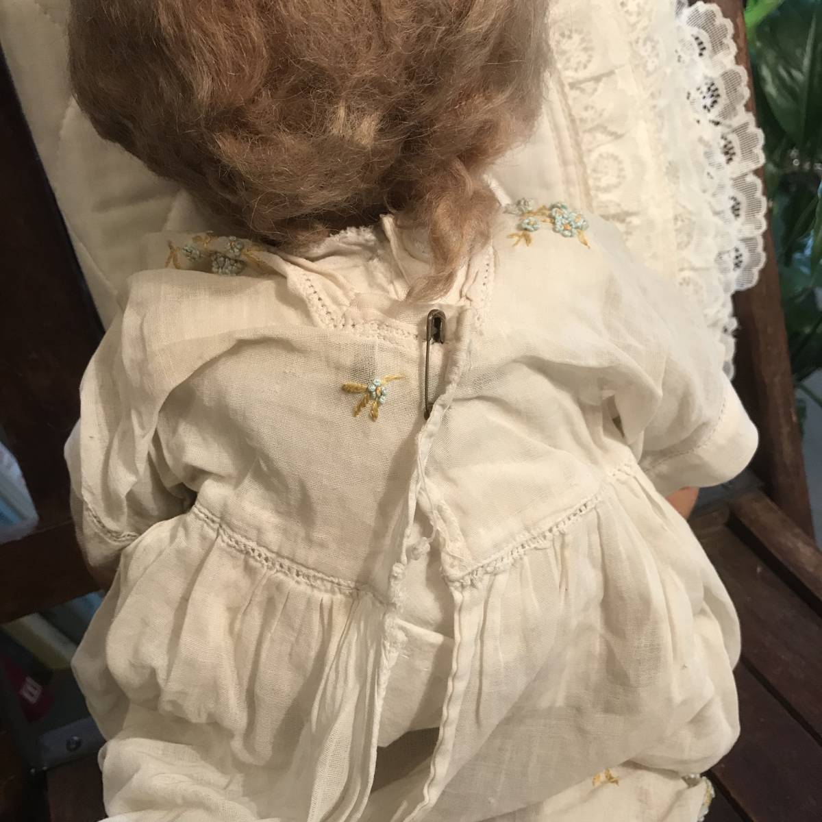 超レア！1900年初期 アンティーク赤ん坊ドール人形 USA製ヴィンテージ 