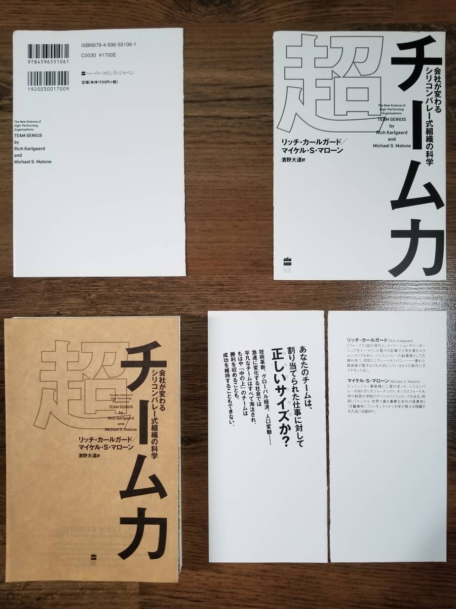 【裁断済×新品】超チーム力 会社が変わる シリコンバレー式組織の科学 〈ハーパーコリンズ・ ジャパン他〉_画像2