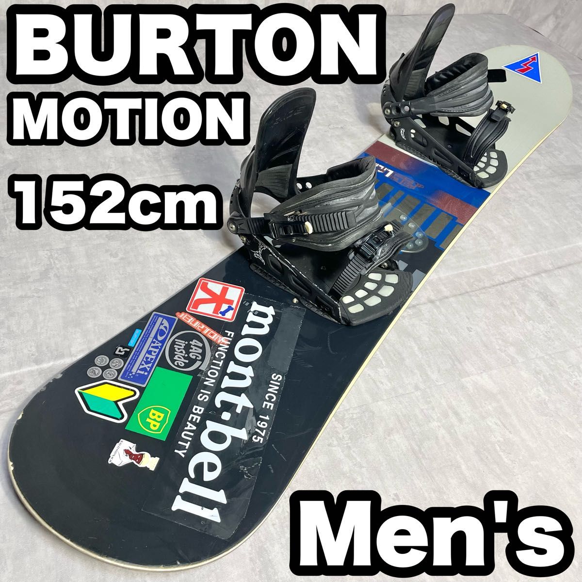 スノーボードセット バートン モーション BURTON メンズ 2点 152cm スノーボードセット バートン MOTION メンズ 2点 152cm ボードセット