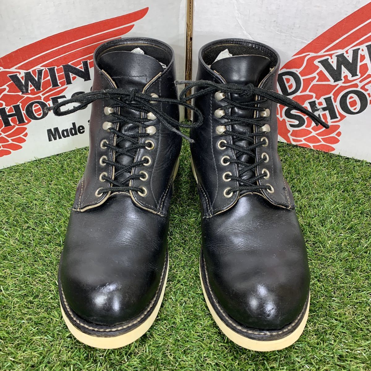 安心品質076】箱付8165レッドウイング廃盤ブーツ26-27送料無料RED WING