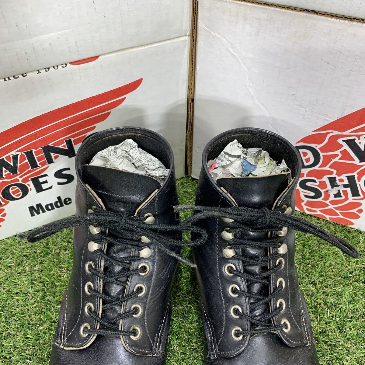 安心品質076】箱付8165レッドウイング廃盤ブーツ26-27送料無料RED WING