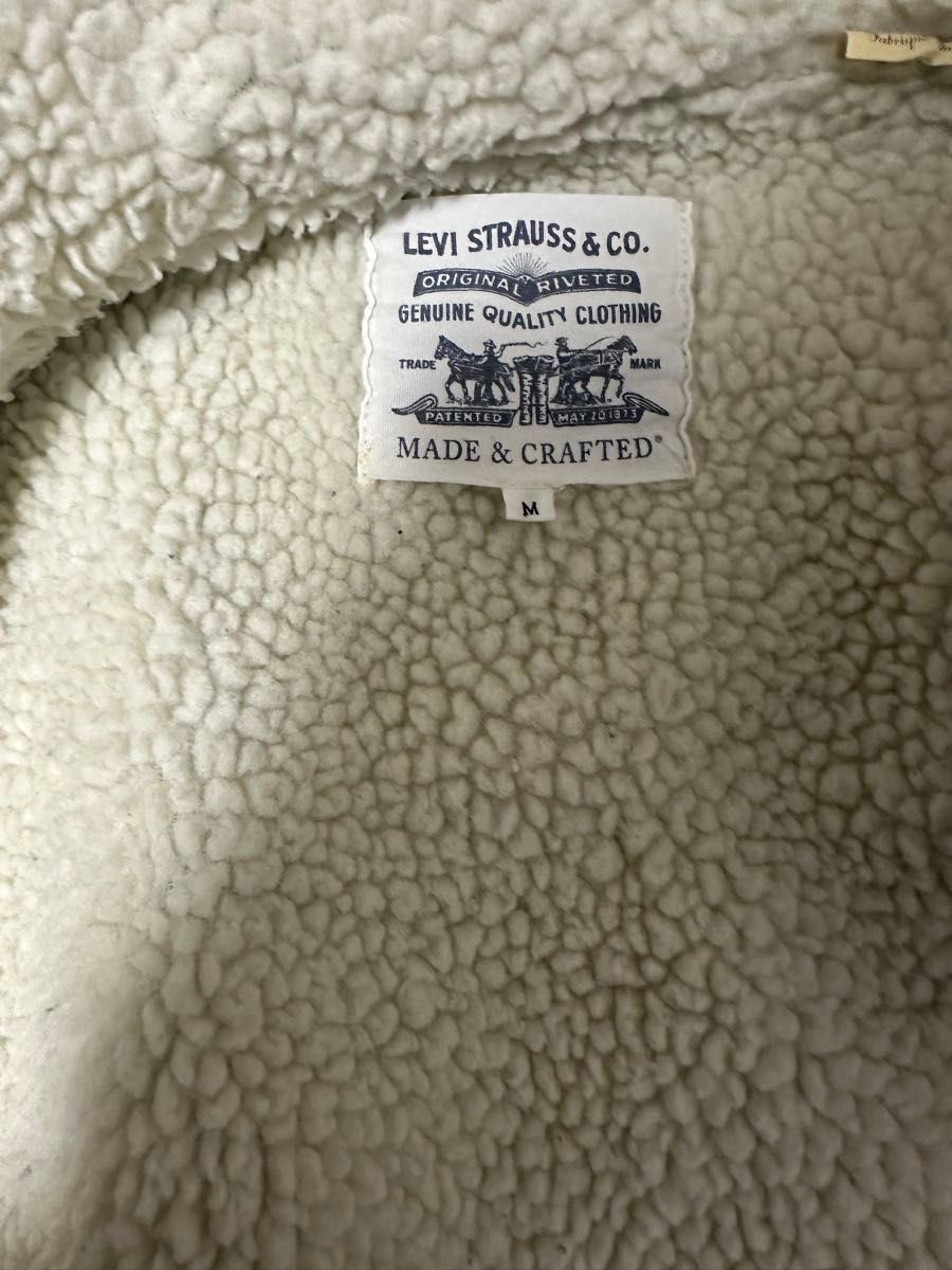 リーバイス ボアデニムジャケット Mサイズ Levi's MADE&CRAFTED リーバイス ボアデニムジャケット Mサイズ Levi's MADE&CRAFTED