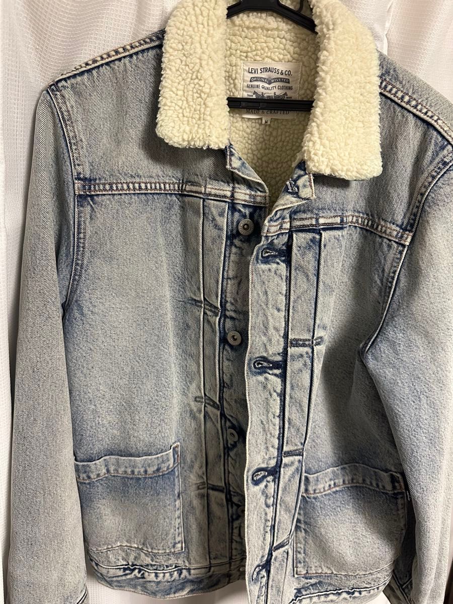 リーバイス ボアデニムジャケット Mサイズ Levi's MADE&CRAFTED リーバイス ボアデニムジャケット Mサイズ Levi's MADE&CRAFTED