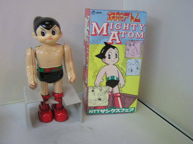 希少！！★　NTTサンクスフェア　ブリキ製　MIGHTY　ATOM　鉄腕アトム　デッドストック　★_画像1