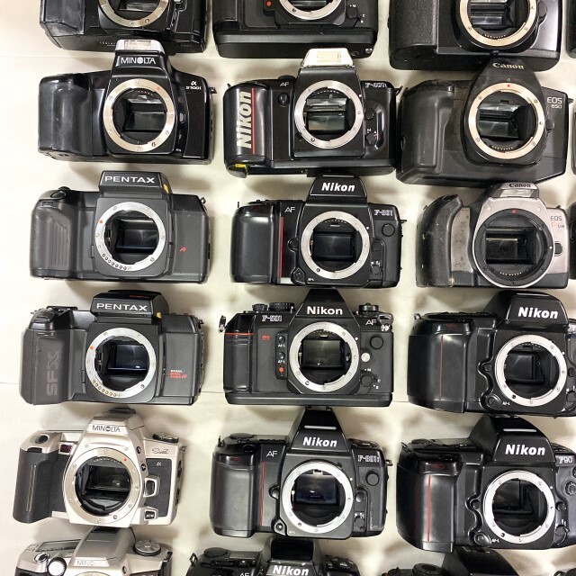 AF一眼レフボディ 78台まとめ】Canon EOS-1 Kiss 5 Nikon F90 AF一眼レフボディ 78台まとめ】Canon EOS-1 Kiss 5 Nikon F90