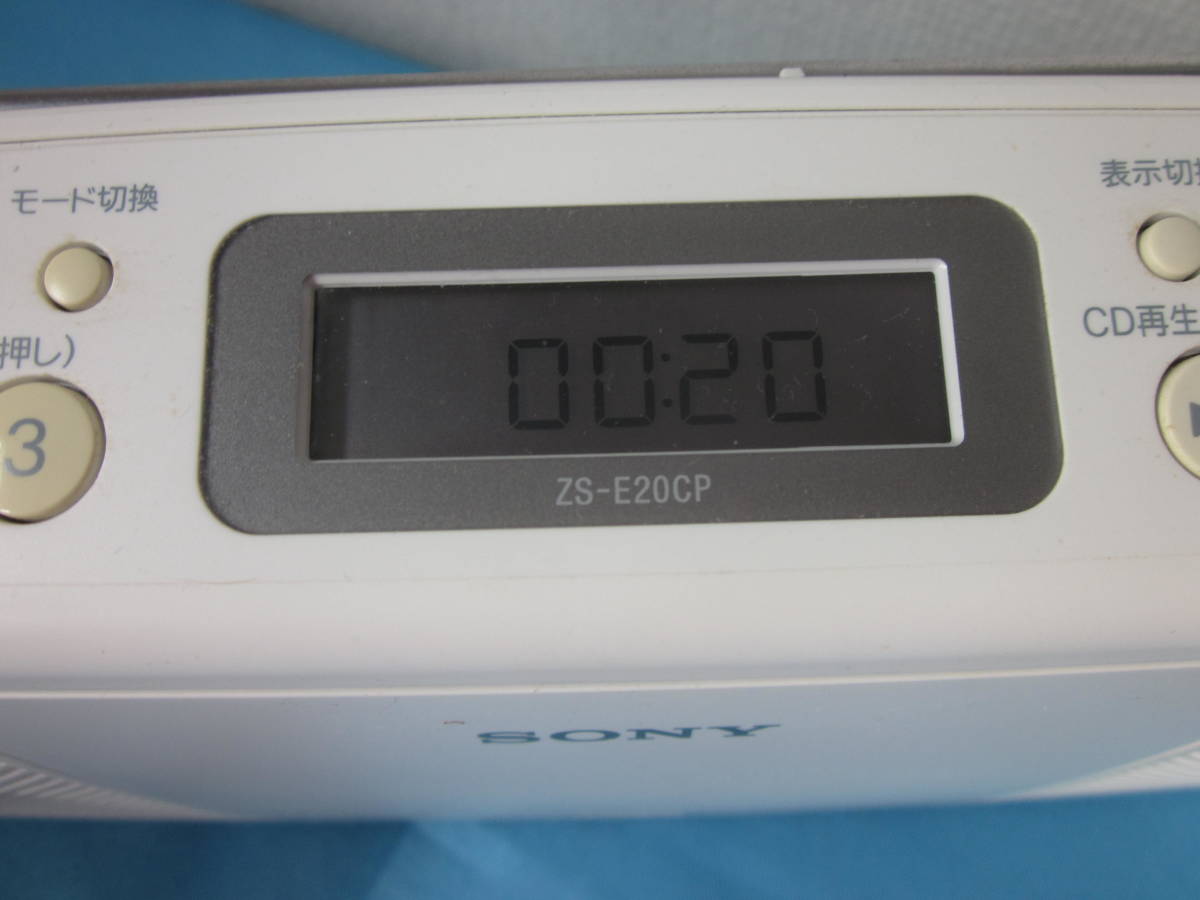 SONY Sony CD radio ZS-E20CP box * manual attaching * operation goods 