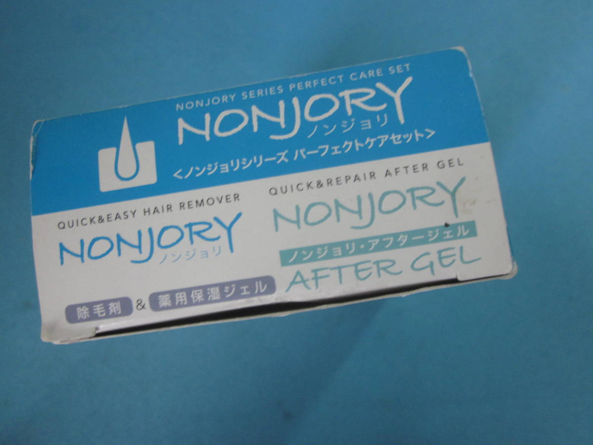 NONJORY non joli Perfect care set depilation .(100g) + medicine for moisturizer gel (80g) easy depilation safety beautiful . made in Japan unopened goods * period torn Junk 