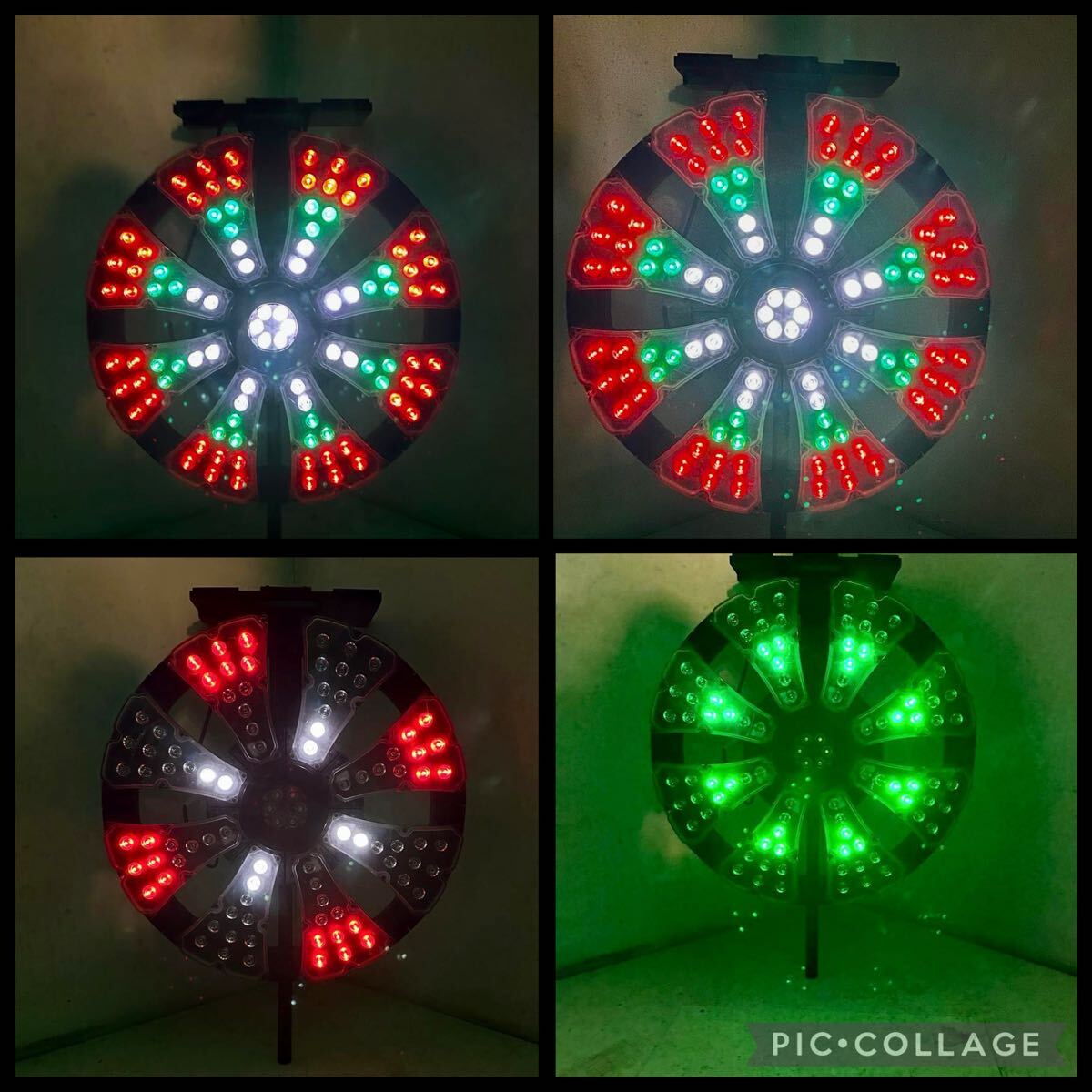 ☆ 中古 LED警告灯 ソーラー式 ひまわり☆ ☆ 中古 LED警告灯 ソーラー式 ひまわり☆