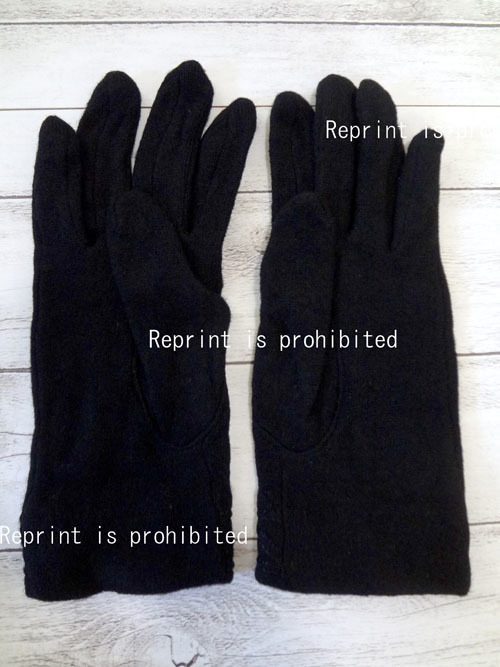 CHRISTIAN AUJARD Christian oja-ru gloves ( black )