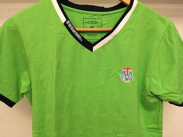YS-1714 同梱可 GSIRAW RAW denim DEMIN3310 Tシャツ 13サイズ 黄緑色 KW：スポーツ ランニング アディダス ナイキ スポーツ系の画像3