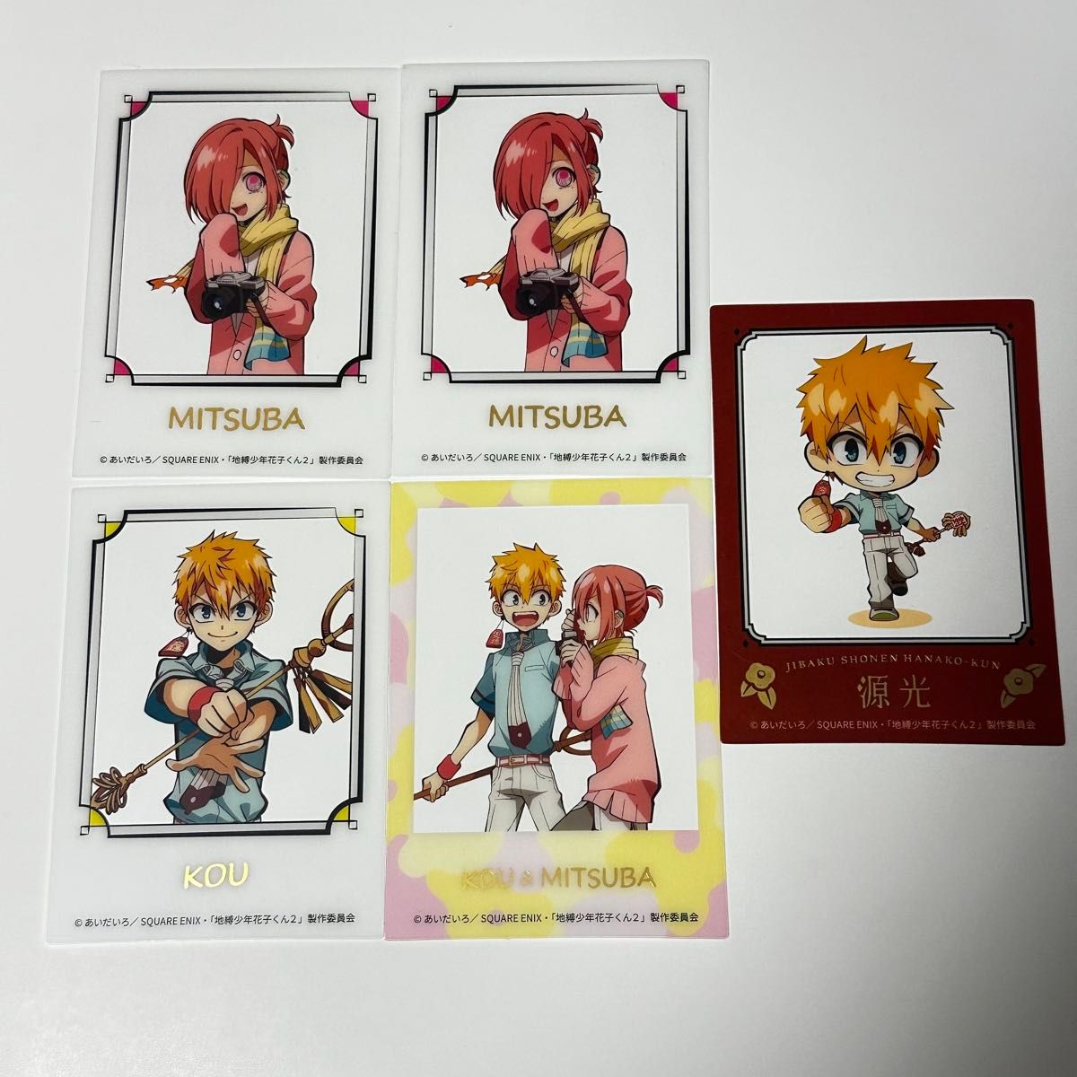 地縛少年花子くん 花子くん DAISO ダイソー クリアフォトカード 地縛少年花子くん 花子くん DAISO ダイソー クリアフォトカード