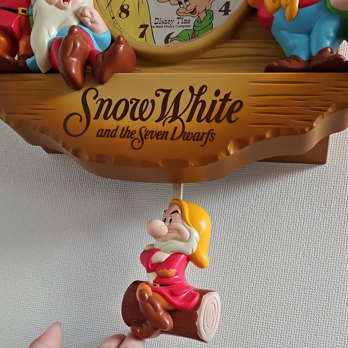 激レア】ディズニータイム掛け時計 七人のこびと 白雪姫 壁掛け 激レア】ディズニータイム掛け時計 七人のこびと 白雪姫 壁掛け