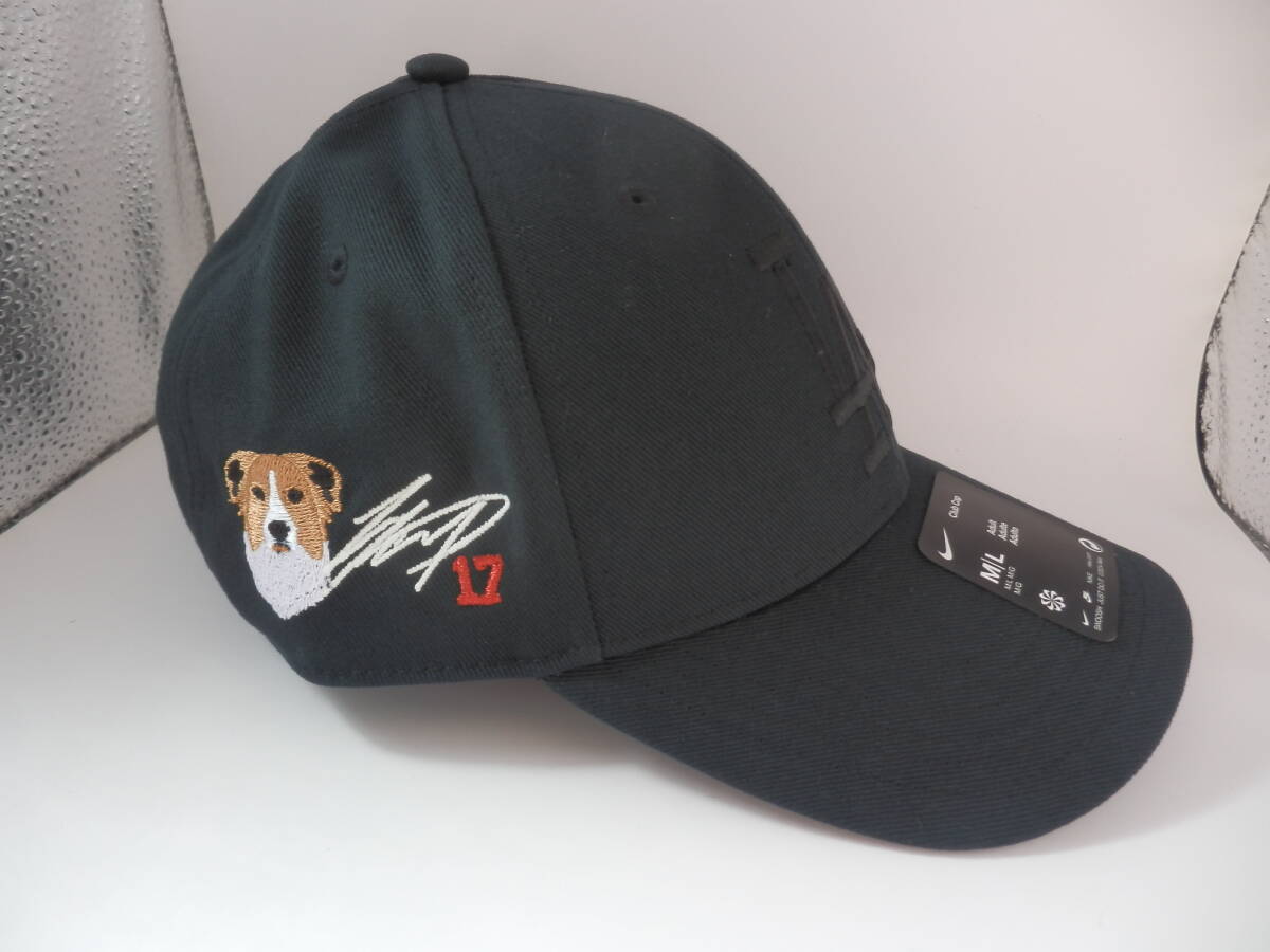 ロスアンゼルス ドジャース オールブラックキャップ デコピンと ロスアンゼルス ドジャース オールブラックキャップ デコピンと