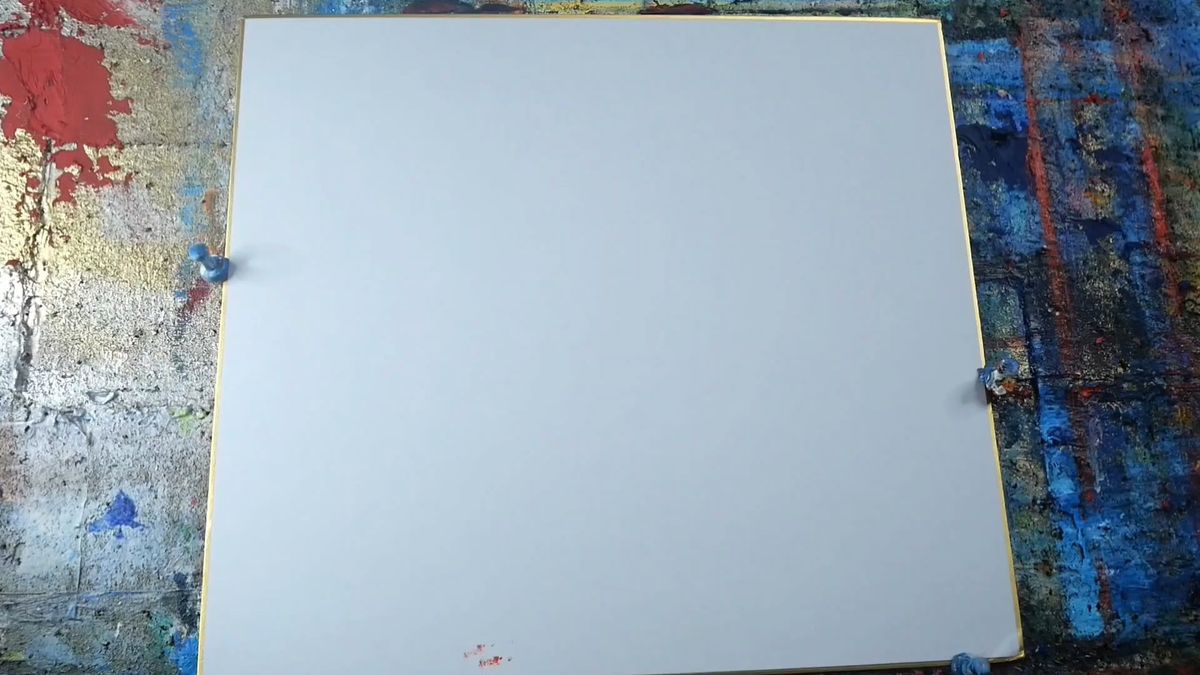 油絵 油彩 油彩画 絵 絵画 【雪の朝日小さいウサギ達】