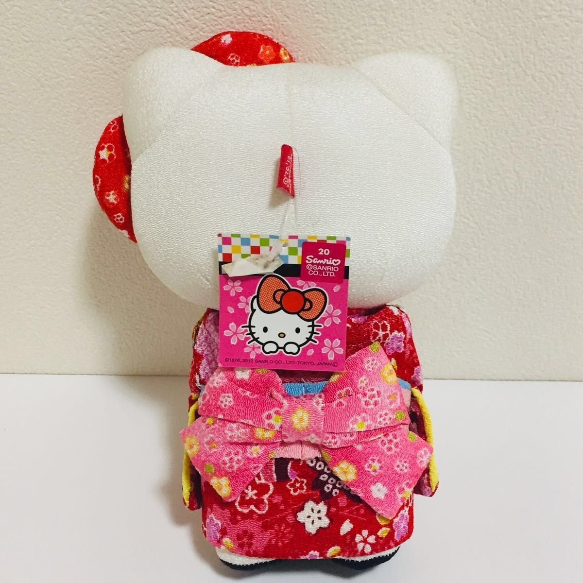 サンリオ/はろうきてぃ/ビッグリボンちりめん/キティぬいぐるみM サンリオ/はろうきてぃ/ビッグリボンちりめん/キティぬいぐるみM