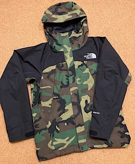 激レア☆ノースフェイス マウンテンジャケット GORE-TEX 黒/迷彩 激レア☆ノースフェイス マウンテンジャケット GORE-TEX 黒/迷彩