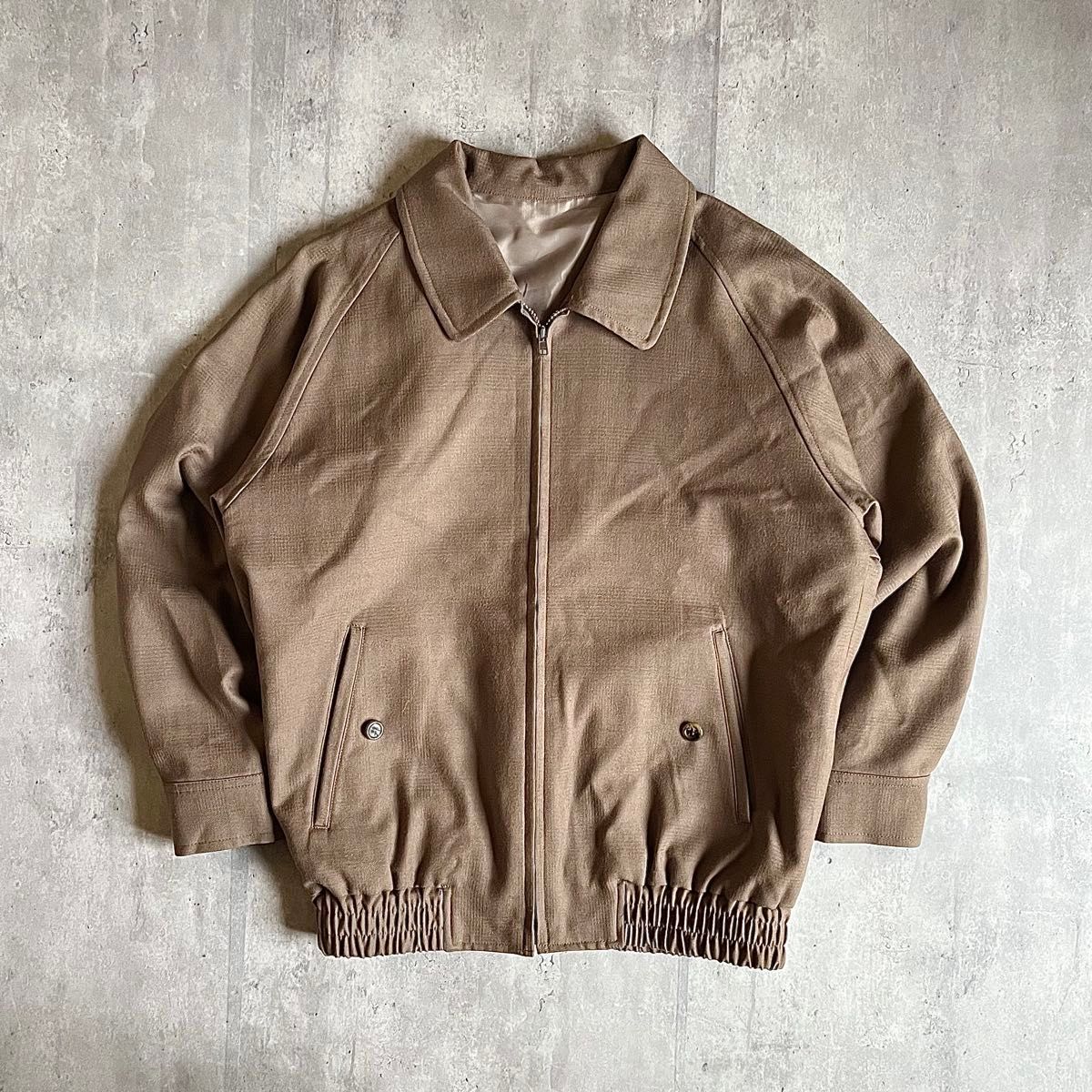【90s vintage】スイングトップ ブルゾン ニット生地 短丈 古着 90s vintage】スイングトップ ブルゾン 日本製 短丈 古着|Yahoo