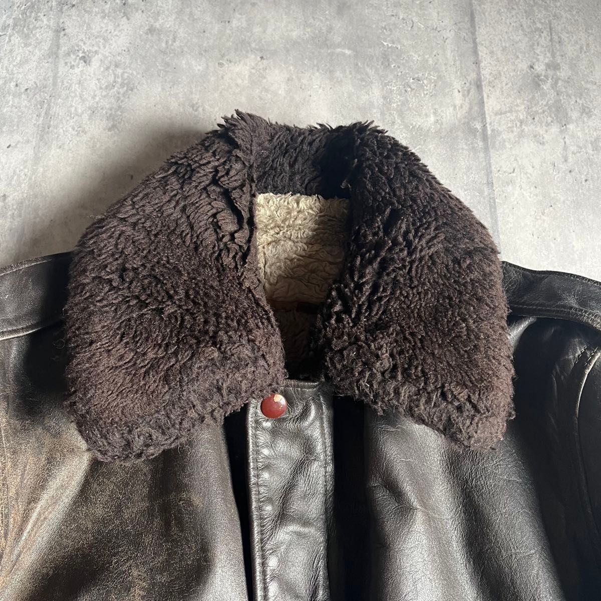 70s schott】希少 G-1 フライトジャケット ハーレー 短丈 襟ボア 70s schott】希少 G-1 フライトジャケット ハーレー 短丈 襟ボア