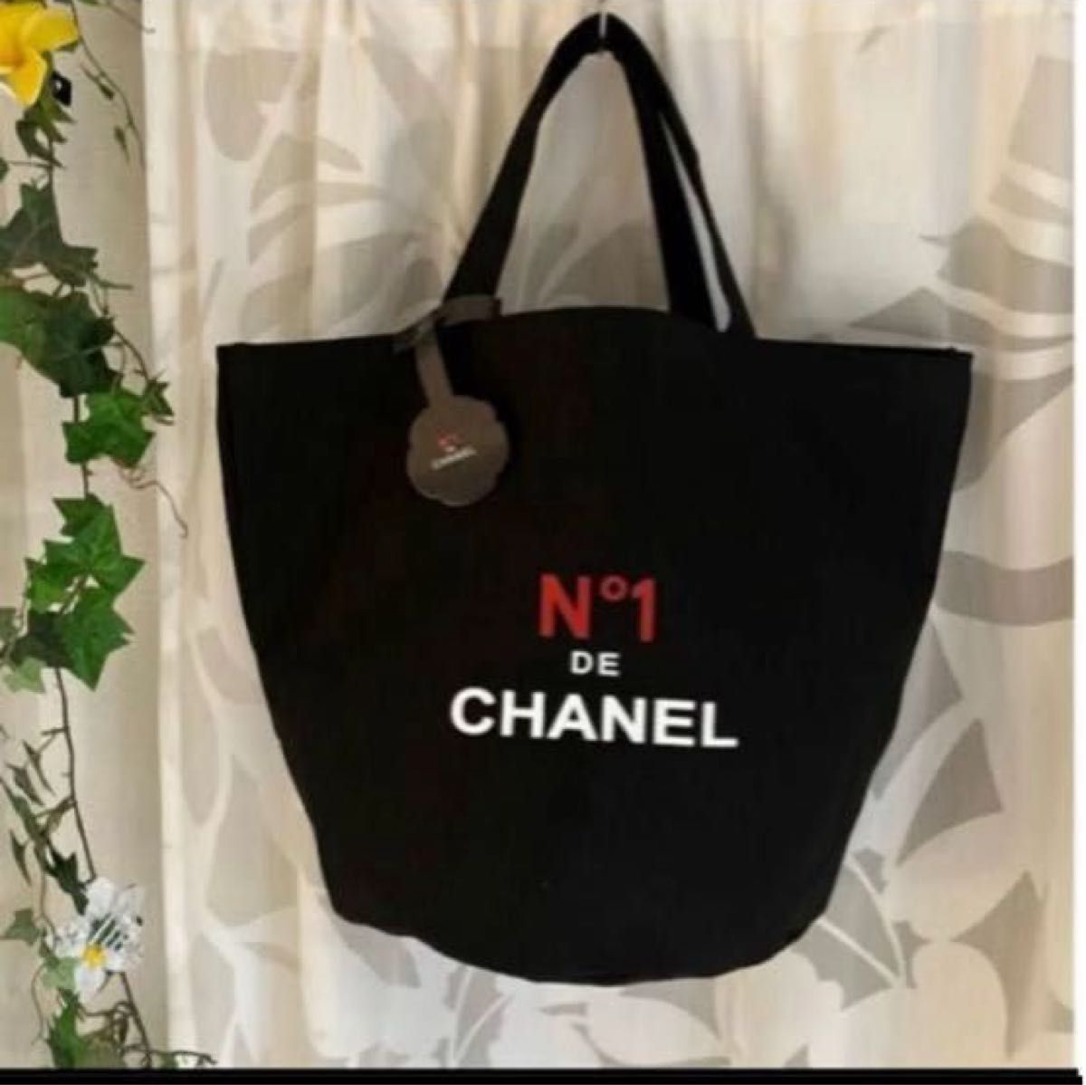 【非売品】CHANELノベルティ トートバッグ CHANEL シャネルノベルティトートバッグ ブラック 正規非売品