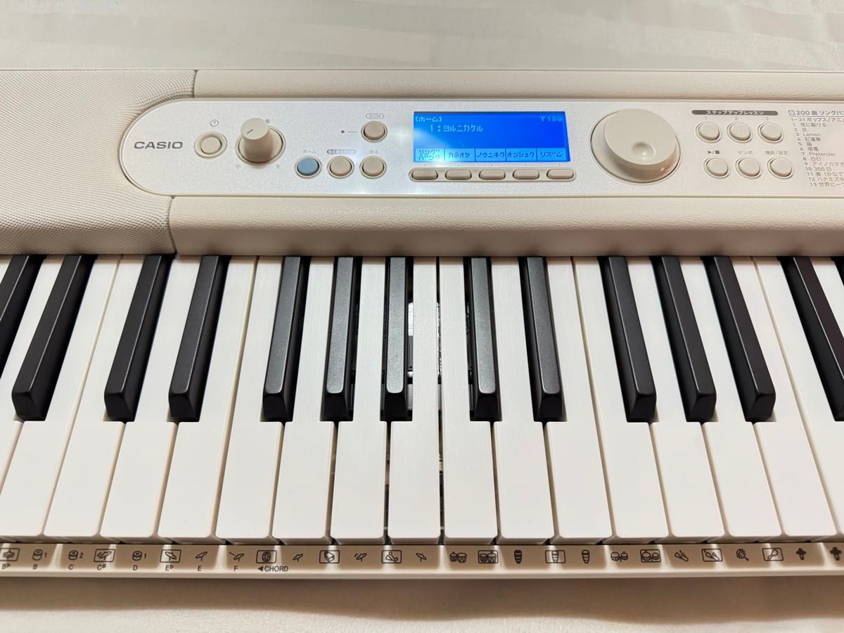 美品 カシオ 電子ピアノ LK-520 光ナビゲーション 電子 美品 カシオ 電子ピアノ LK-520 光ナビゲーション 電子