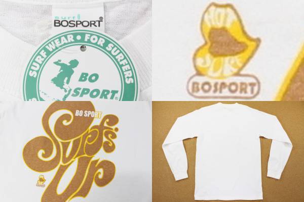 HTL33ボースポーツSカリフォルニアSurf's upサーフBO SPORT長袖Tシャツ_画像3