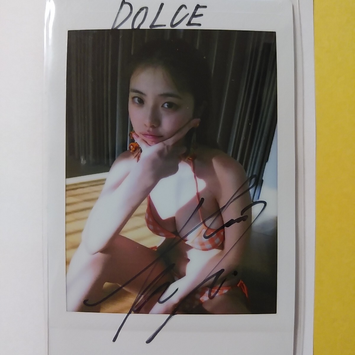 最新当選品 菊地姫奈 直筆サイン入りチェキ DOLCE ドルチェ Vol 最新当選品 菊地姫奈 直筆サイン入りチェキ DOLCE ドルチェ Vol