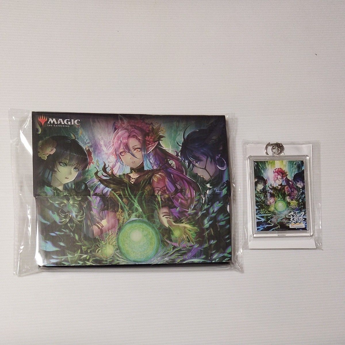 未開封 MTG ラノワールドのエルフ プレイマット ストレージ フル 未開封 MTG ラノワールドのエルフ プレイマット ストレージ フル