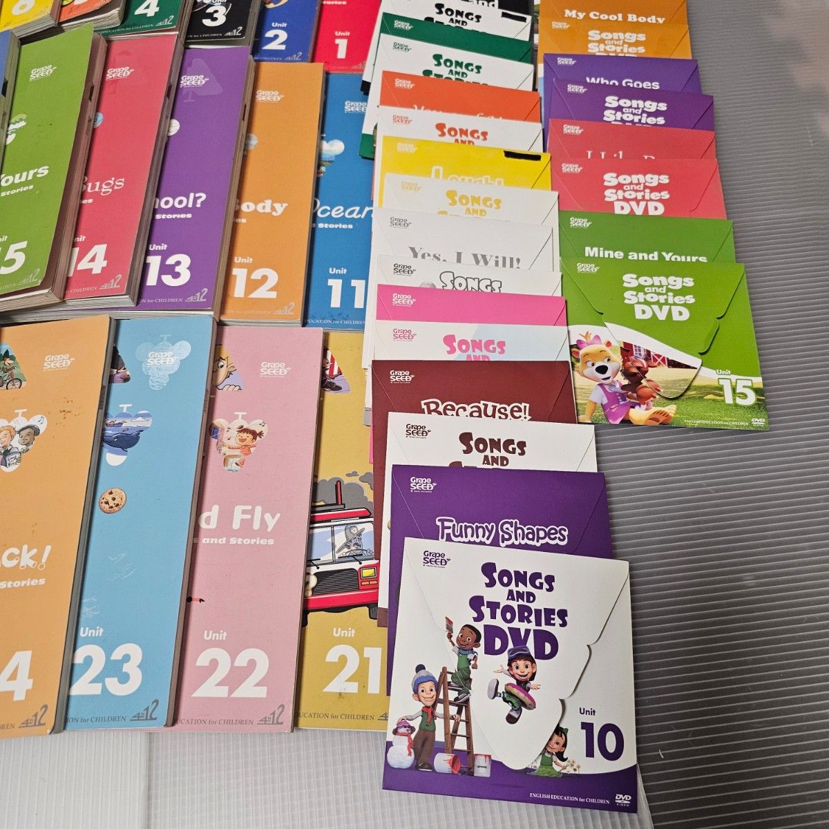 英語教材 グレープシード まとめ売り ユニット 1~27 Grape SEED 英語教材 グレープシード まとめ売り ユニット 1~27 Grape SEED