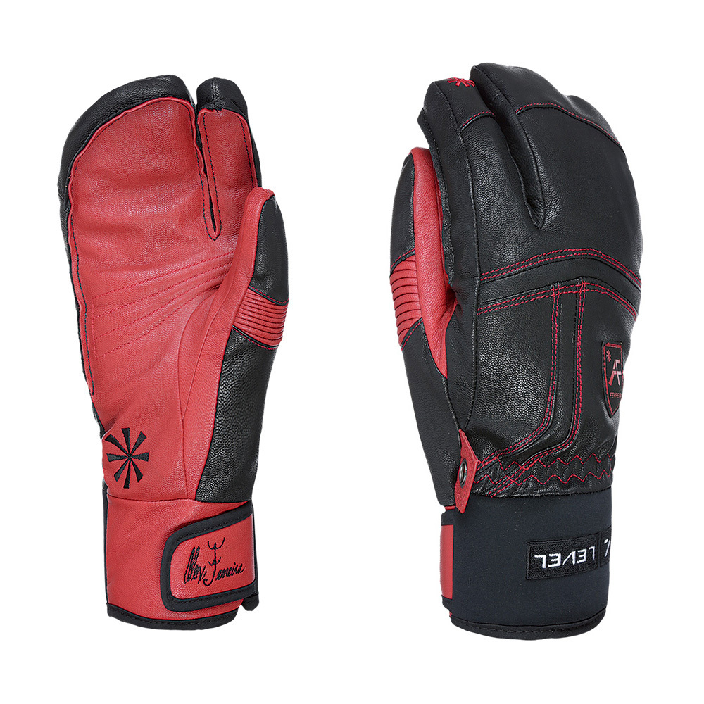 25LEVEL　OFF PISTE LEATHER TRIGGER　Color:RED　Size:8.5-ML　定価￥28600