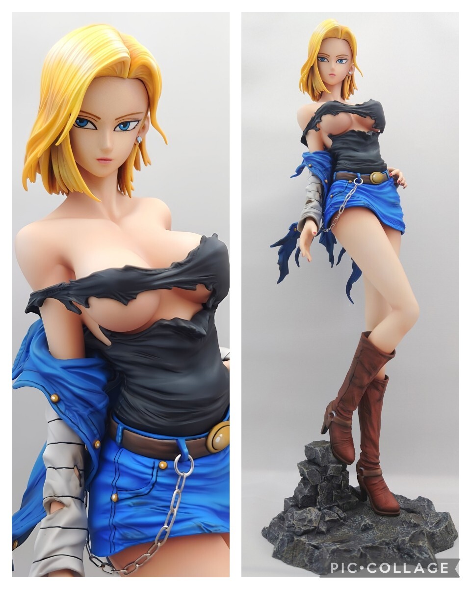 ドラゴンボール/人造人間18号/フィギュア/リペイント/生脚に変更 ドラゴンボール/人造人間18号/フィギュア/リペイント/生脚に変更