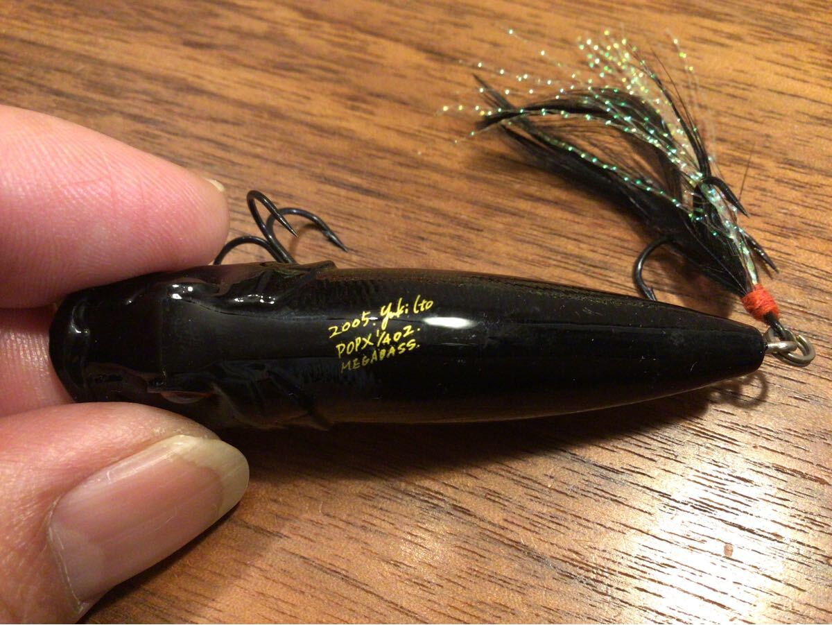 * beautiful goods *Megabass Megabass POP-X POPX pop X pop X [GG DEADLY BLACK SHAD] popper 