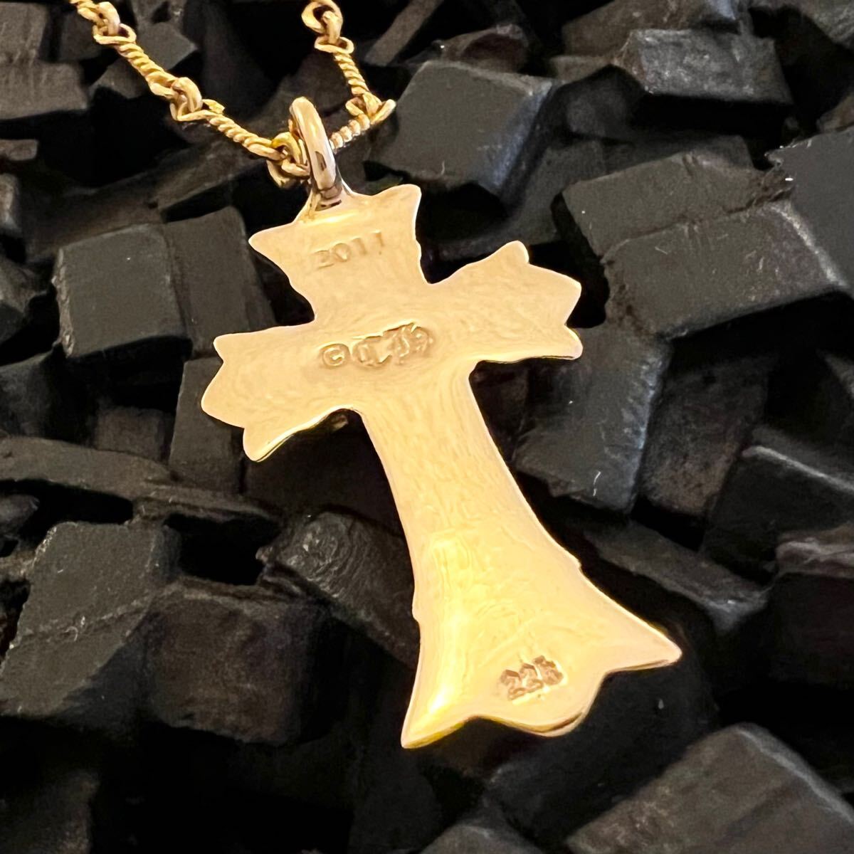 クロムハーツ 22K ダブルCHクロス パヴェダイヤモンド チャーム クロムハーツ 22K ダブルCHクロス パヴェダイヤモンド チャーム