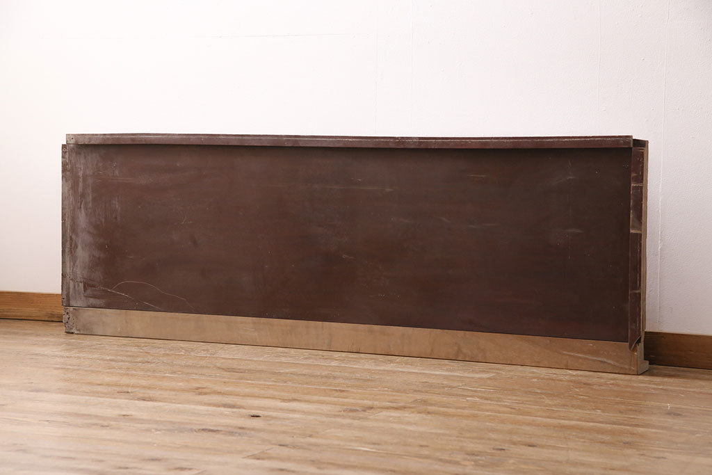 R-050297 アンティーク雑貨 床框(とこかまち)付きの栗材の一枚板(古材)(R-050297)